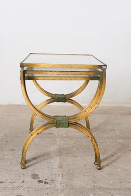 French Neo-Classical Nesting Tables, 1950s, Set of 3-KL-620218