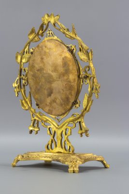 French Neoclassical Style Bronze Dressing Table Mirror-KEG-1114686