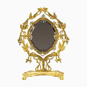 French Neoclassical Style Bronze Dressing Table Mirror-KEG-1114686