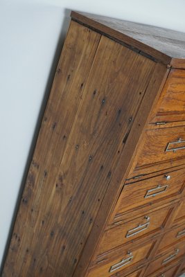 French Oak Bank Cabinet with Drop Down Doors, 1920s-XO-1757291