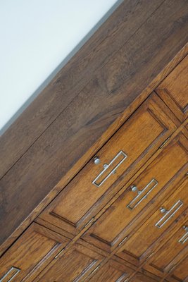 French Oak Bank Cabinet with Drop Down Doors, 1920s-XO-1757291