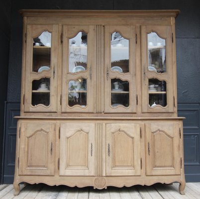 French Oak Buffet À Deux Corps Cabinet, 1800s-TAT-1729582