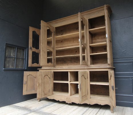 French Oak Buffet À Deux Corps Cabinet, 1800s-TAT-1729582