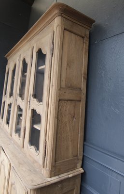 French Oak Buffet À Deux Corps Cabinet, 1800s-TAT-1729582