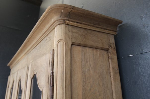 French Oak Buffet À Deux Corps Cabinet, 1800s-TAT-1729582