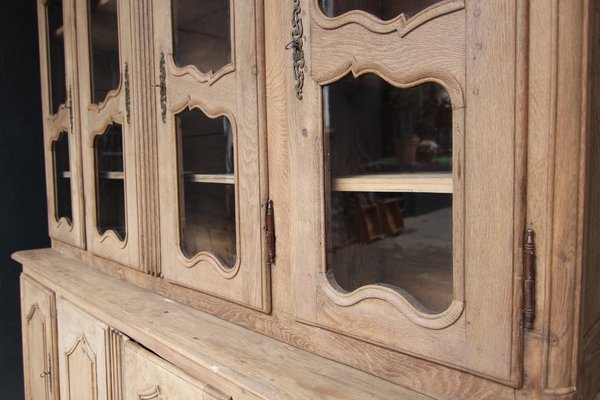 French Oak Buffet À Deux Corps Cabinet, 1800s-TAT-1729582