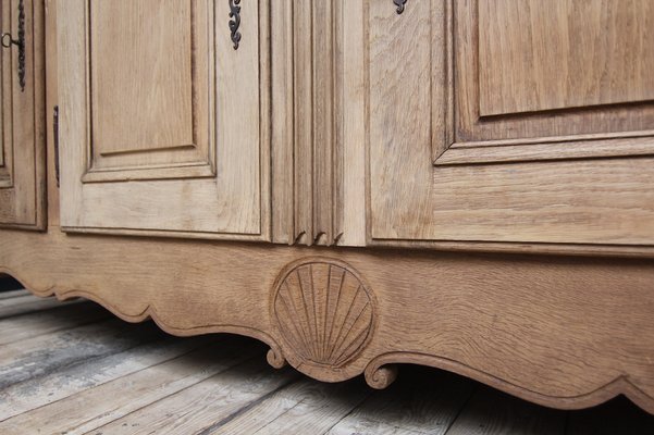 French Oak Buffet À Deux Corps Cabinet, 1800s-TAT-1729582