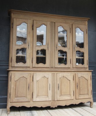 French Oak Buffet À Deux Corps Cabinet, 1800s-TAT-1729582