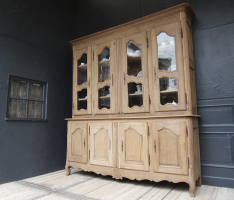 French Oak Buffet À Deux Corps Cabinet, 1800s-TAT-1729582