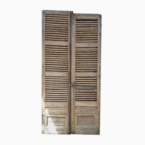 French Oak Chateau Doors, Set of 2-LA-837453