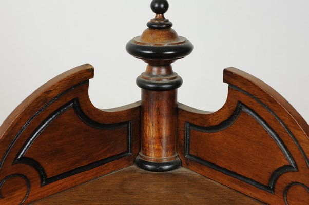 French Oak Corner Cabinet, Late 19th Century-GAP-1735165