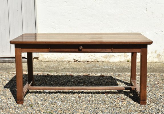 French Oak Extending Farmhouse Table, 1890s-CTD-2021133