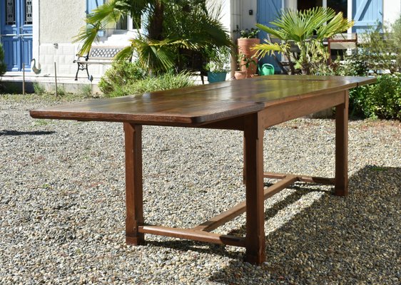 French Oak Extending Farmhouse Table, 1890s-CTD-2021133