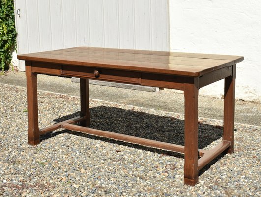 French Oak Extending Farmhouse Table, 1890s-CTD-2021133