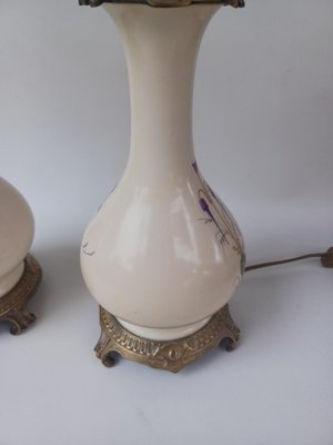 French Oil Lamps by Carlhian and Corbière, 1890s, Set of 2-EHL-1742262