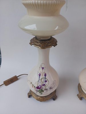 French Oil Lamps by Carlhian and Corbière, 1890s, Set of 2-EHL-1742262