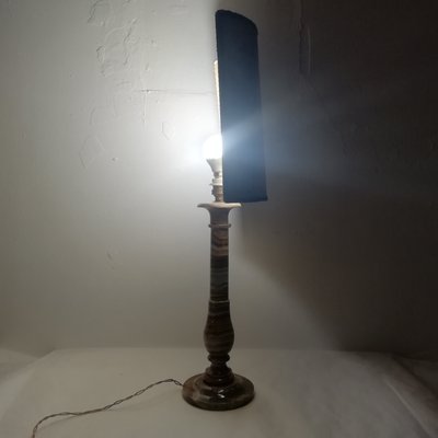 French Onyx Table Lamp, 1950s-RGF-901417