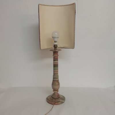 French Onyx Table Lamp, 1950s-RGF-901417