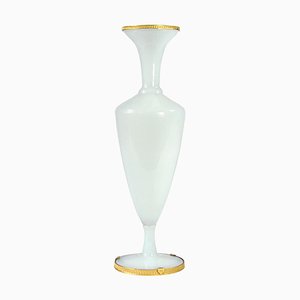 French Opaline Glass Ormolu Vase, 1950s.-GIW-1342122