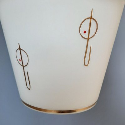 French Opaline Pendant Lamp, 1950s-SJU-889040