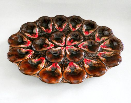 French Oyster Platter from Vallauris 1950s-ZPI-1702825