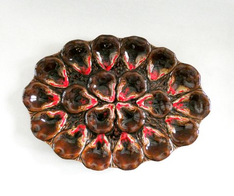 French Oyster Platter from Vallauris 1950s-ZPI-1702825