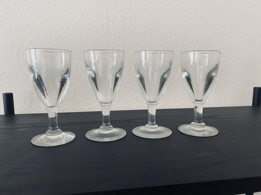 French Pastis Glasses, 1900s, Set of 4-JO-1783337