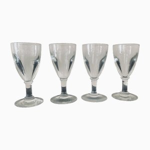 French Pastis Glasses, 1900s, Set of 4-JO-1783337