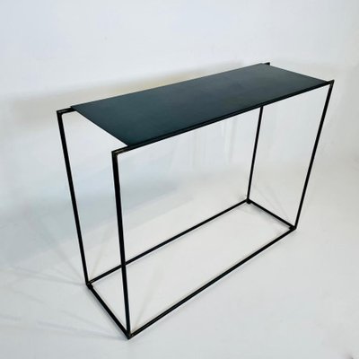 French Patinated Steel Cloud Console by Franck Robichez for Dritsh, 1990s-JG-1239393