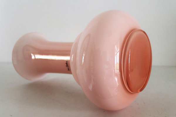 French Pink Glass Flower Vase by Pierre Cardin, 1980s-VNE-1030986