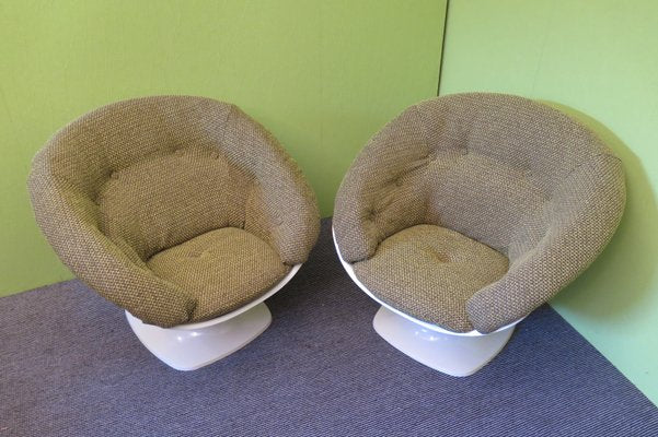 French Plastic Armchairs, 1970s, Set of 2-UH-869174