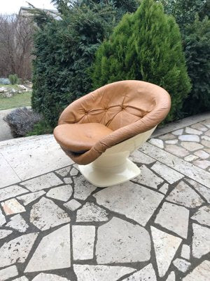 French Plastic Club Chair by Raphael Raffel, 1970s-OXJ-859684