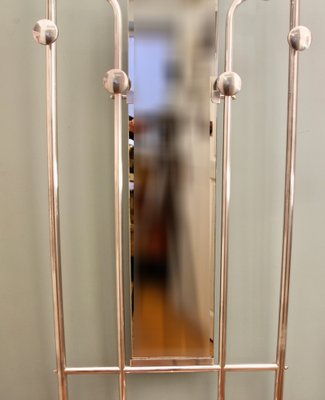 French Polished Aluminum Coat Stand, 1940s-SY-1700895