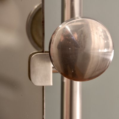 French Polished Aluminum Coat Stand, 1940s-SY-1700895