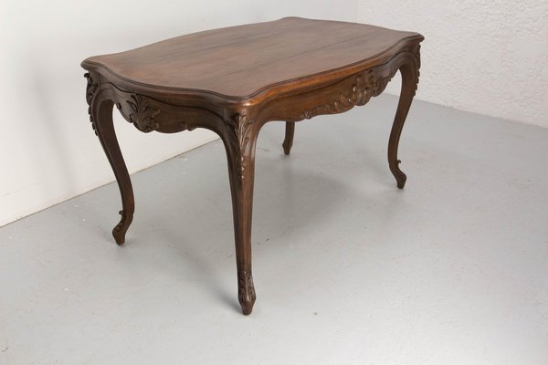 French Poplar Dining Table, 1850-RIU-2031653