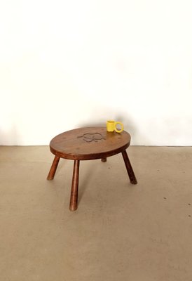 French Popular Art Coffee Table, 1960s-AT-1728891