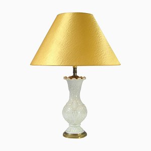 French Pressed Glass Table Lamp, 1960s-GIW-1313182