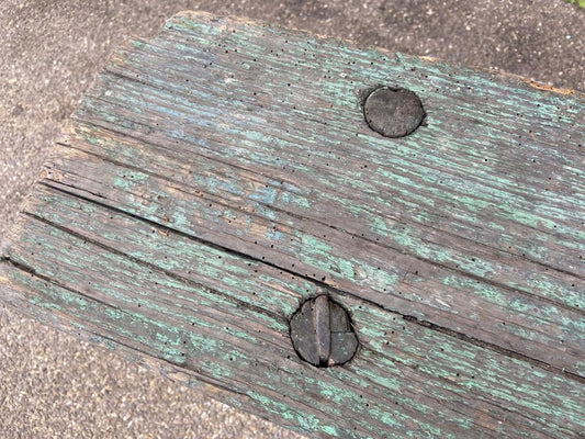 French Primitive Farmer Bench, 1900s