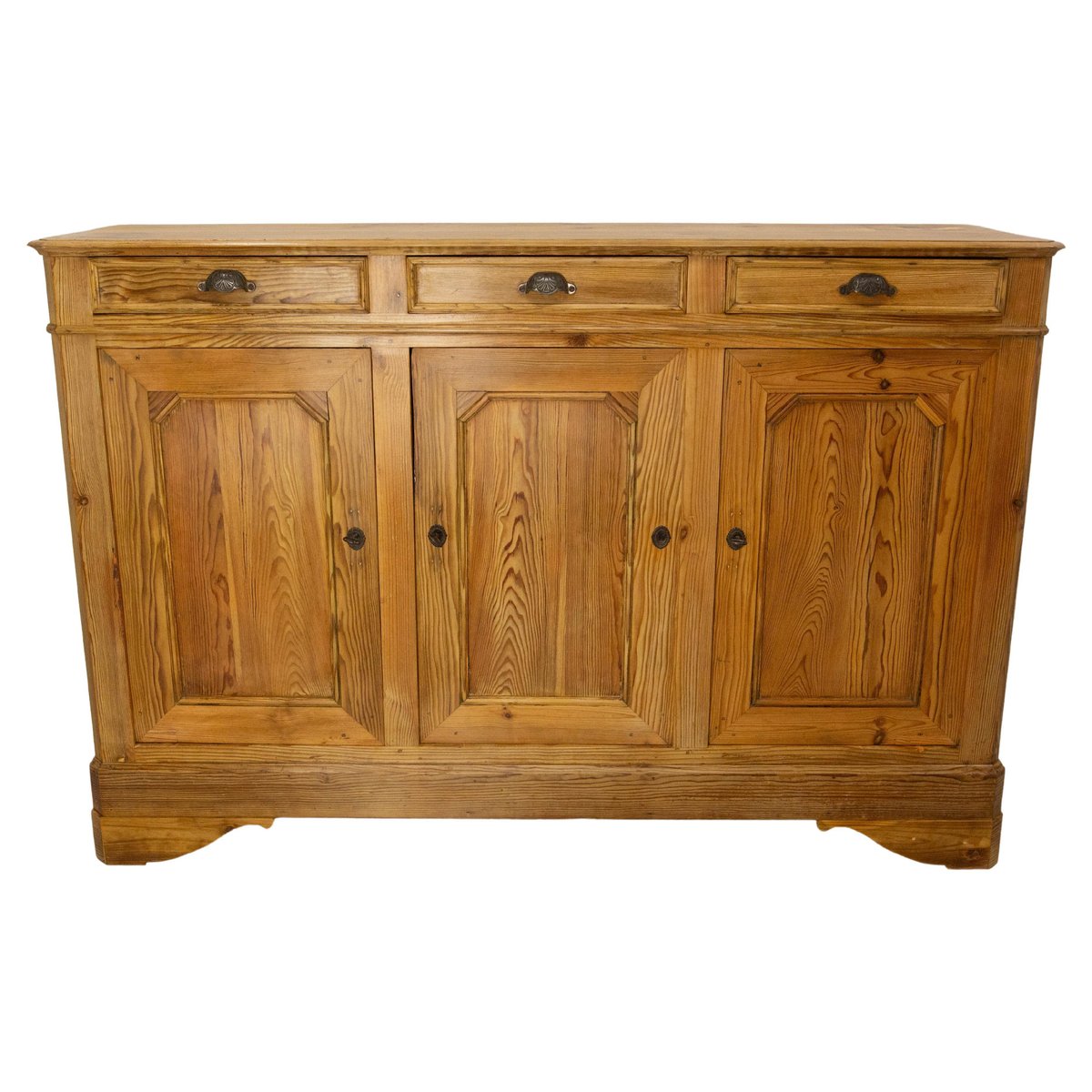 French Provincial Sideboard in Pine, Mid-19th Century