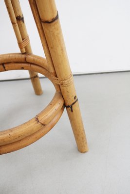 French Rattan and Bamboo Bar Stool, 1950s-FJP-2032222