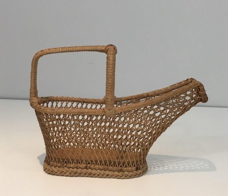 French Rattan Bottle Holder, 1970s-BA-699489