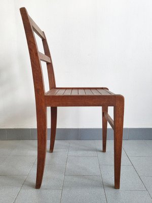 French Reconstruction Chair in Beech by René Gabriel, 1940s-CGX-1718372