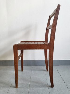 French Reconstruction Chair in Beech by René Gabriel, 1940s-CGX-1718372