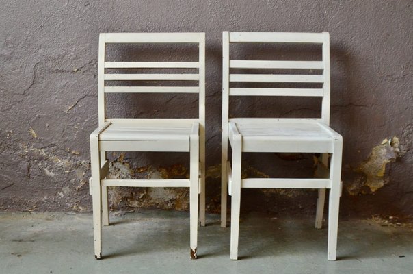 French Reconstruction Chairs by René Gabriel, Set of 2-AIU-1058054