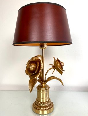 French Regency Gilt Brass Table Lamp by Maison Jansen-WZZ-1130439