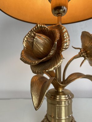 French Regency Gilt Brass Table Lamp by Maison Jansen-WZZ-1130439