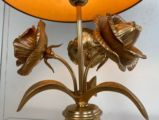 French Regency Gilt Brass Table Lamp by Maison Jansen-WZZ-1130439