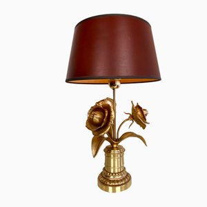 French Regency Gilt Brass Table Lamp by Maison Jansen-WZZ-1130439