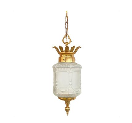 French Regency Lantern Pendant, 1960s-GYX-1396593