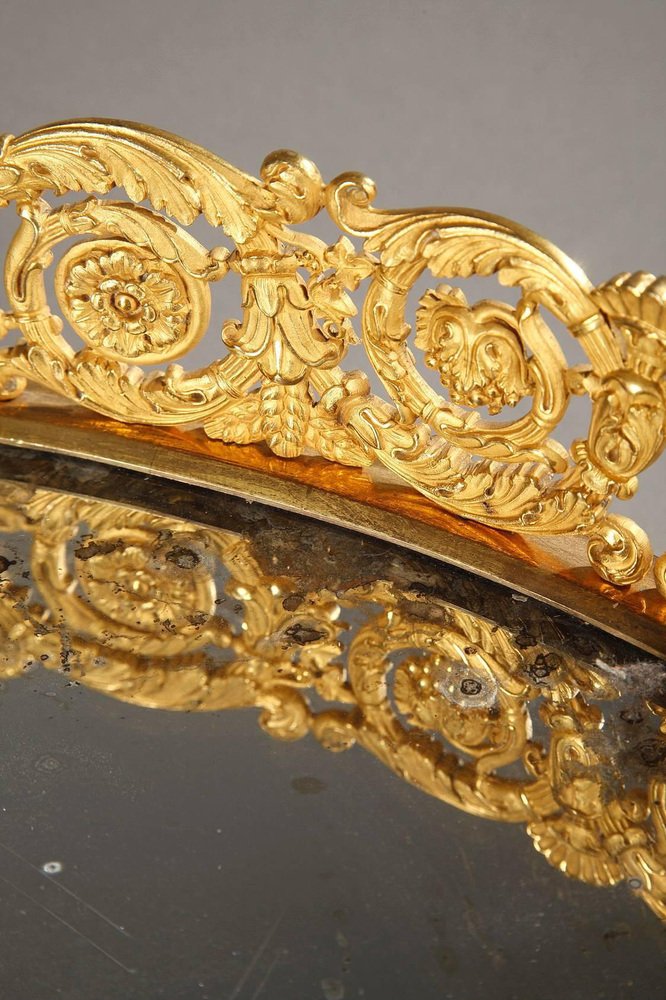 French Restoration Centerpiece in Gilded Bronze